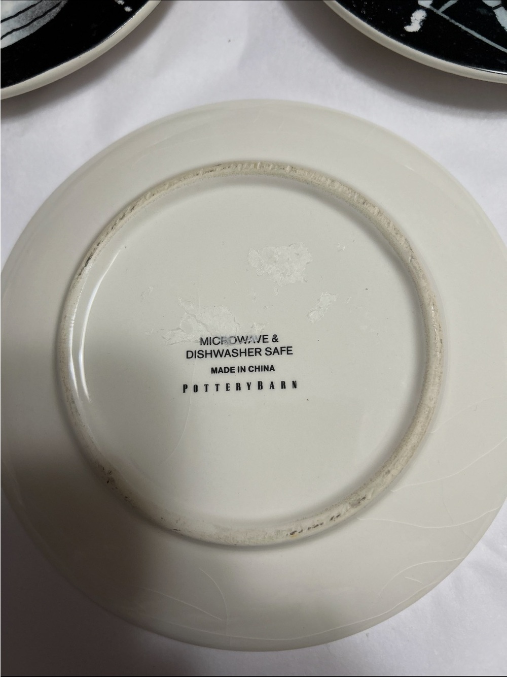 Decorative Black Spider Web Appetizer Plates - Set of 7 - Picture 3 of 3
